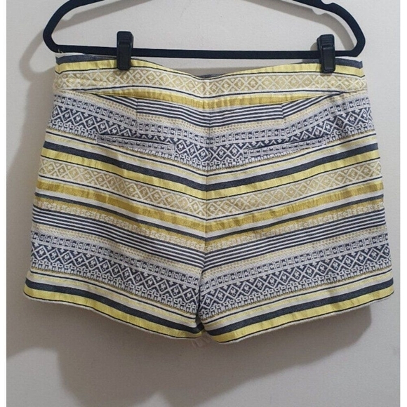 ANN TAYLOR LOFT- WOMENS RIVERA BROCADE SHORTS Size 10 - Picture 4 of 9